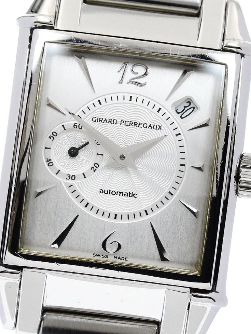 GIRARD PERREGAUX Vintage 1945 25932 Silver Dial Automatic Men's Watch_878356